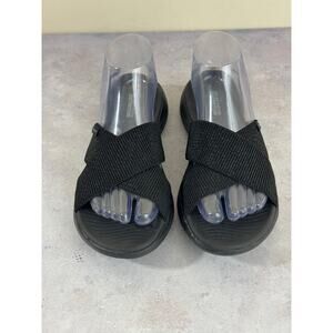 Skechers On The Go Goga Mat Black Sandals Women's Size 7